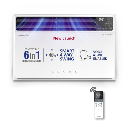 LLOYD Window AC 1.5 Ton 5 Star Inverter (GLW18V5FWTBR)