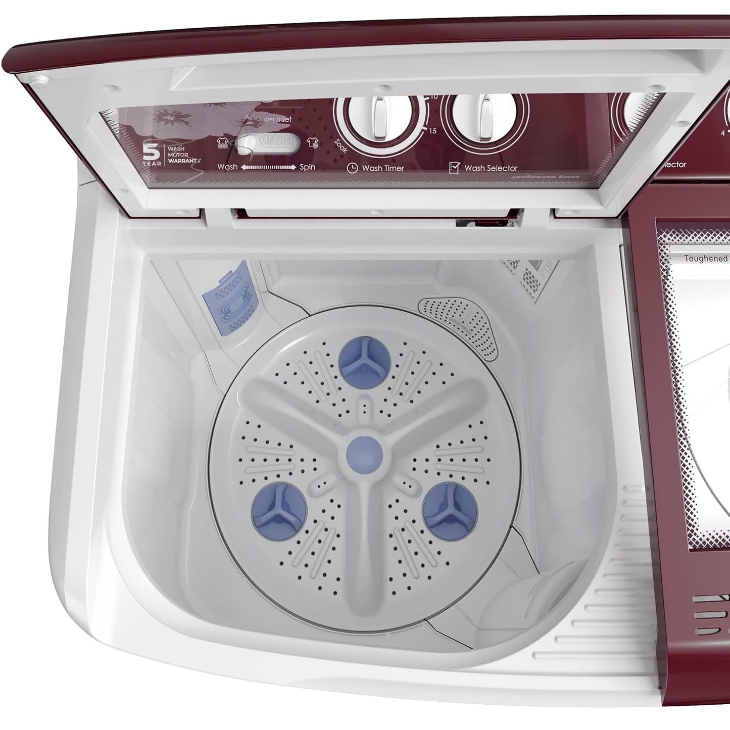 Godrej 7.5 Kg Semi-Automatic Top Load Washing Machine WSEDGE CLS 75 5.0 PRA MIGR