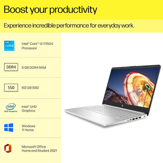 HP 14s (i3-11th Gen, 8GB/512GB)