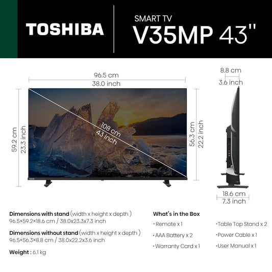 Toshiba SMART TV - V35MP