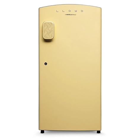 LLOYD 195 L 5 Star Inverter Direct Cool Refrigerator (Pastel Yellow)