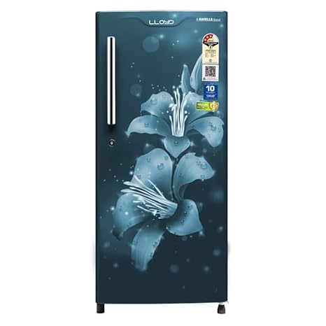 Lloyd 188 L 3 Star Direct Cool Single Door Refrigerator (Lilly Aqua)