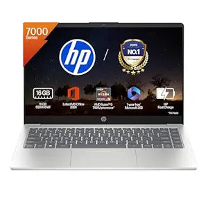 HP Laptop 39.6 cm (15.6) 15-fc0389AU, Silver (8GB/512GB)