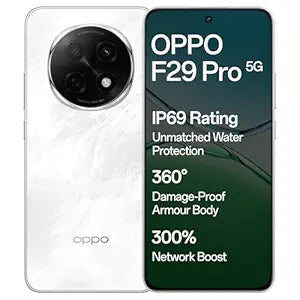 OPPO F29 Pro 5G (12GB RAM, 256GB) - Marble White
