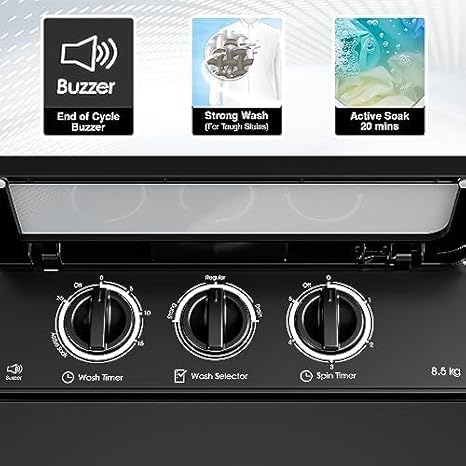 Godrej 9 Kg Semi-Automatic Top Load Washing Machine WSEDGE 90 5.0 TB3+ M MIGR