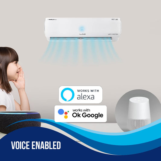 Lloyd 1.0 Ton 3 Star Inverter Split AC (Silver)