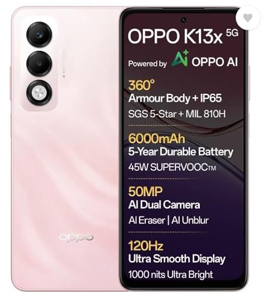 OPPO K13x 5G - 4GB/128GB