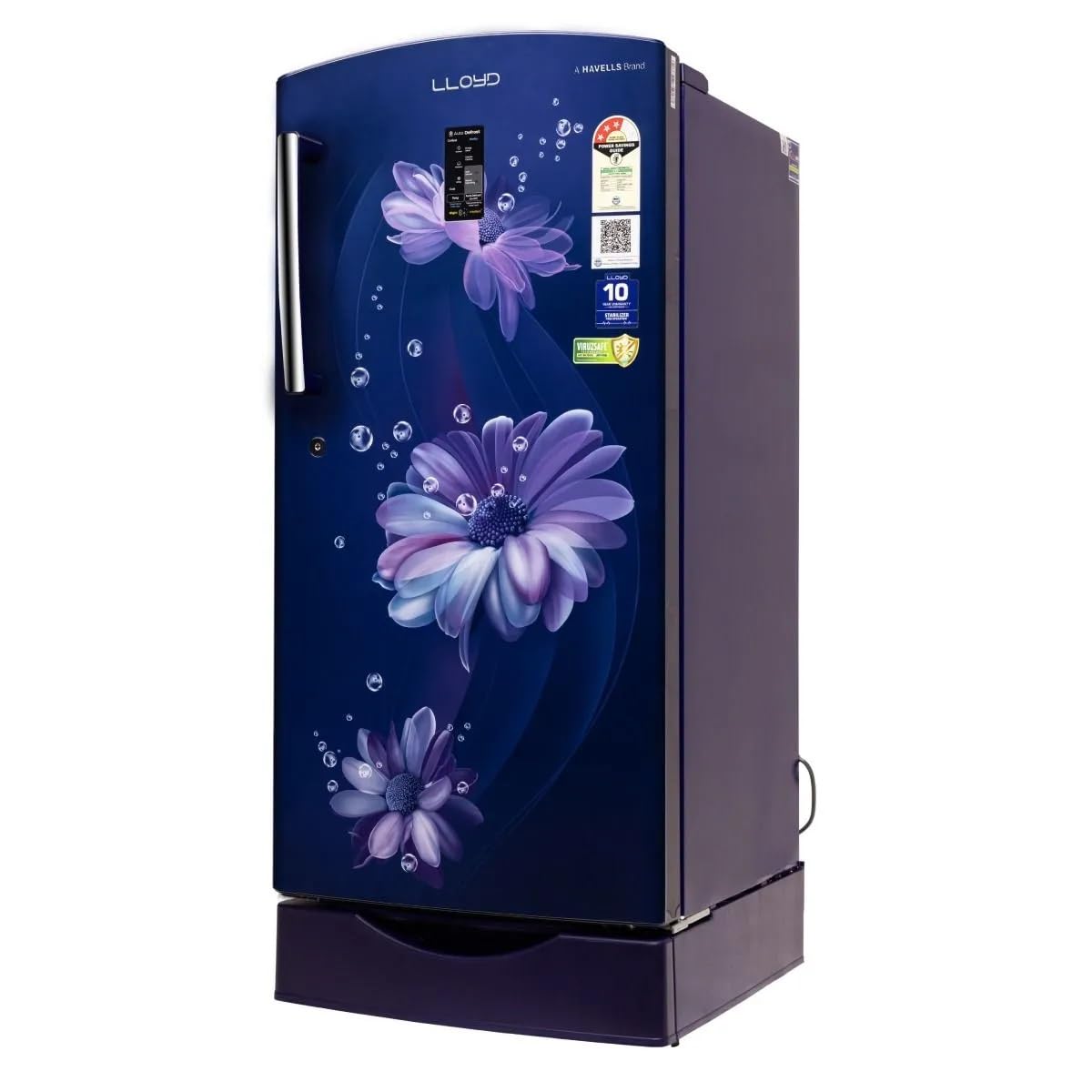 LLOYD 216 L 3 Star Direct Cool Refrigerator with Base Drawer (Daisy Wine)