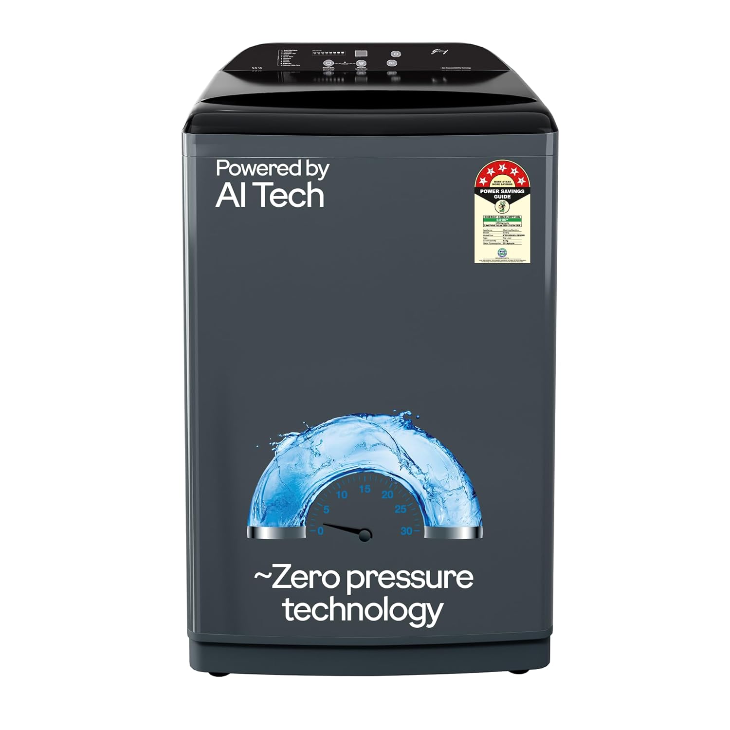 Godrej 8 Kg 5 Star Fully Automatic Top Load Washing Machine (WTEON ALR C 80 5.0 FDAH ROGR)