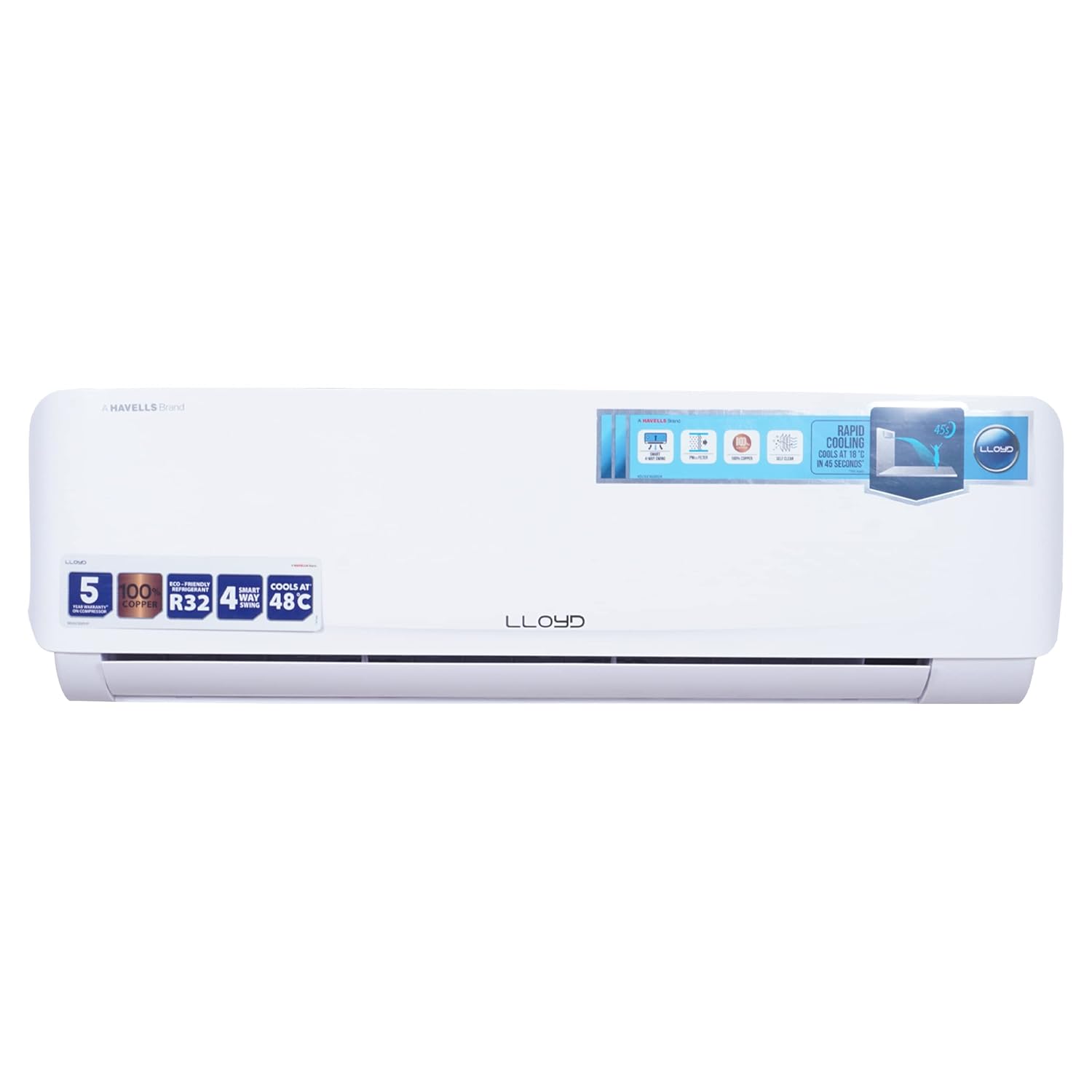 Lloyd 1.0 Ton 3 Star Fixed Speed Split AC