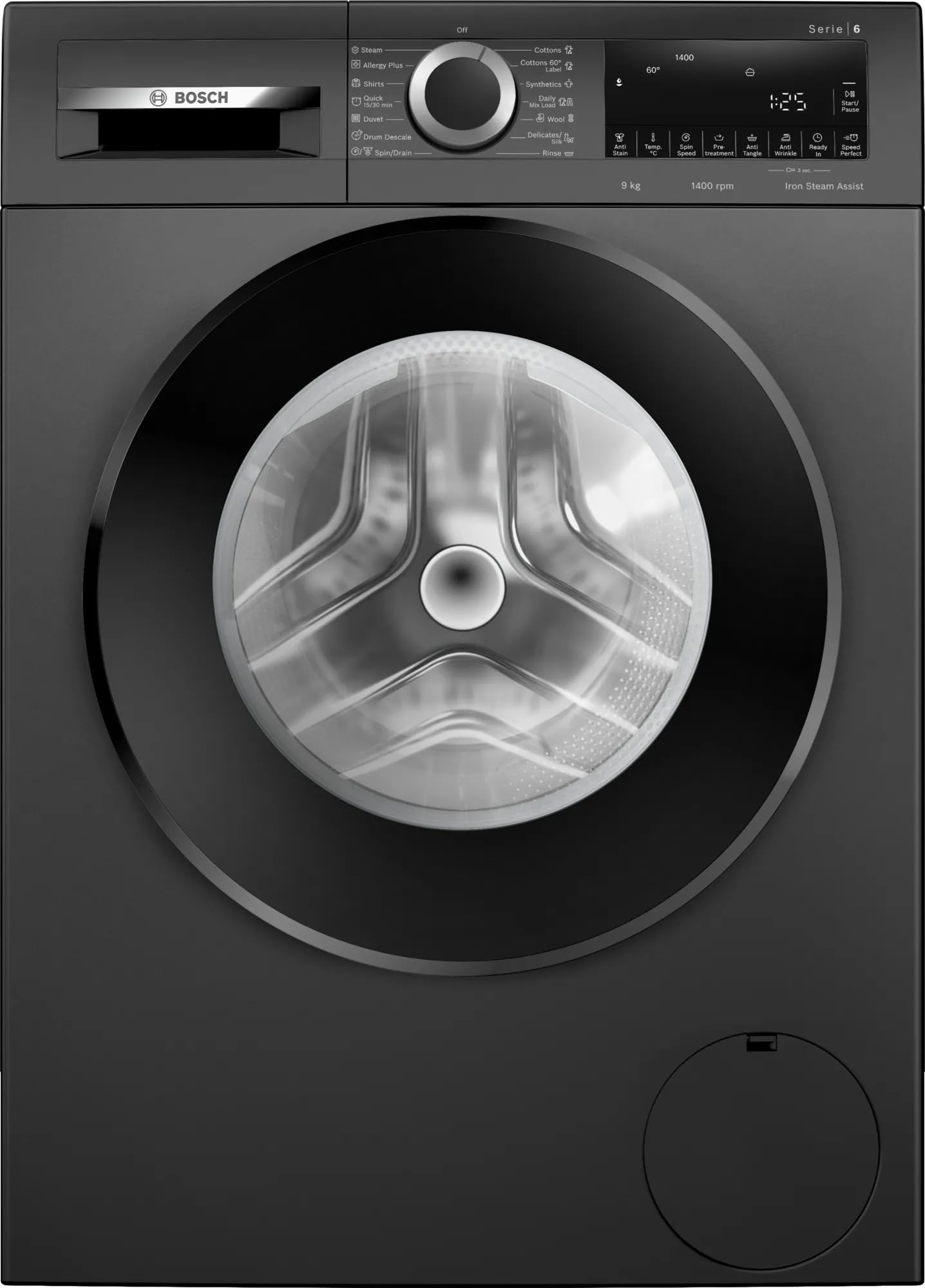 Bosch Series 6 Fully Automatic Front-Load Washing Machine, 9 Kg