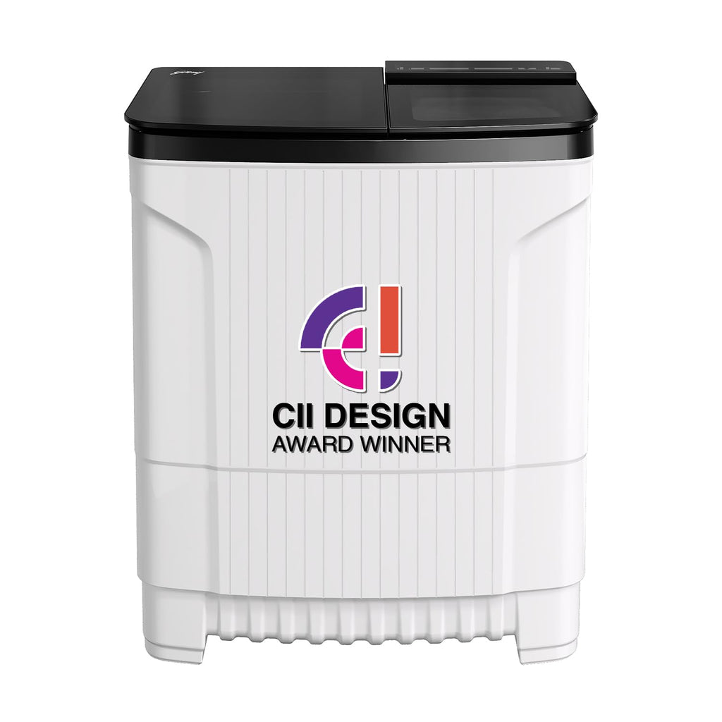 Godrej 8 Kg Semi-Automatic Top Load Washing Machine WSEDGE ULT 80 5.0 DB2M CSBK
