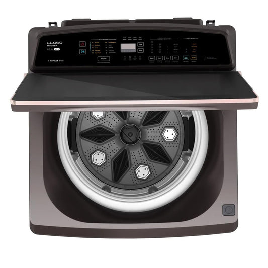 LLOYD 8.0 Kg Fully Automatic Top Load Washing Machine (T8O5L40C8, Copper Blush)