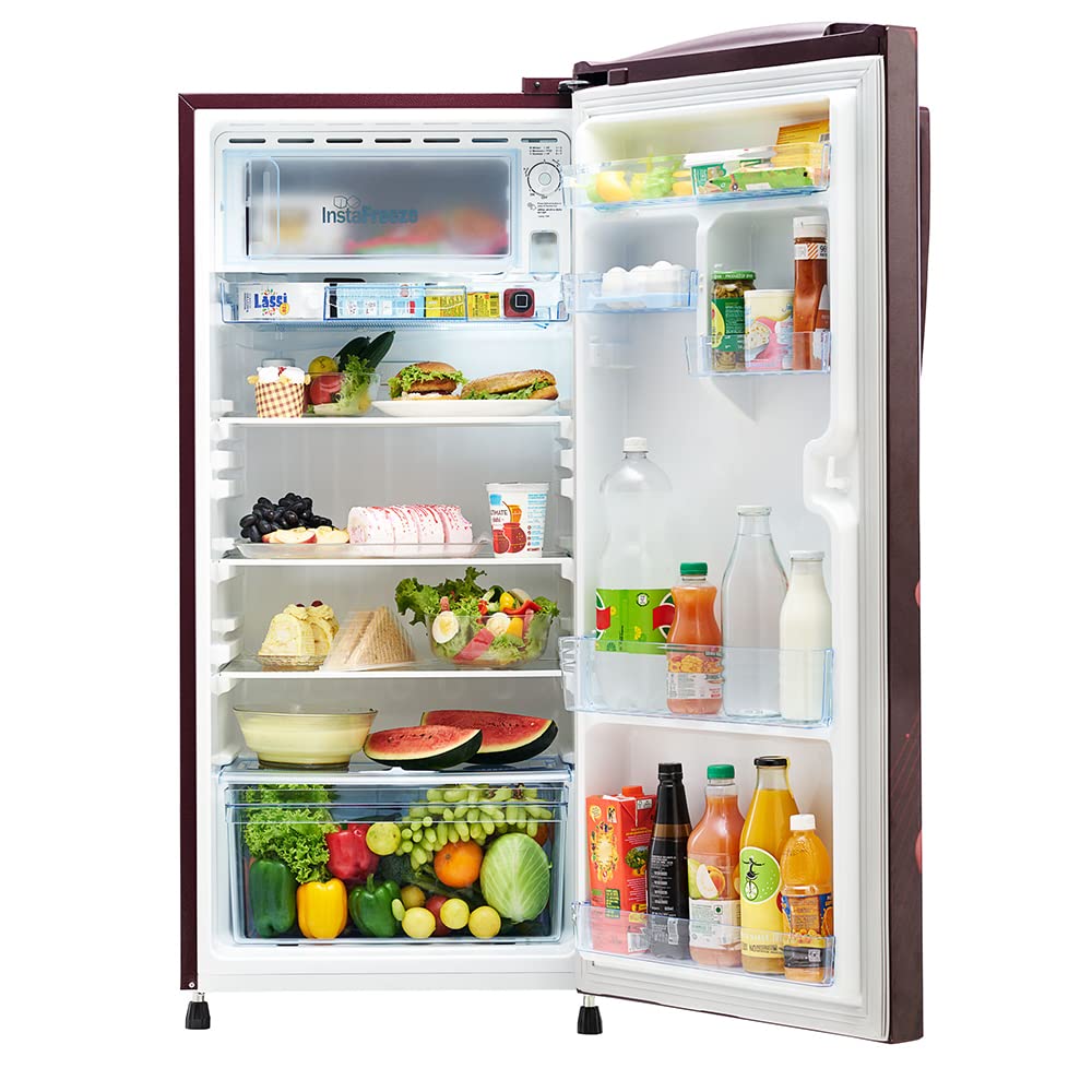 LLOYD 216 L 2 Star Direct Cool Refrigerator (Zephyr Wine)