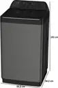 LLOYD 7.5 Kg Fully Automatic Top Load Washing Machine (T755L40C8, Copper Blush)