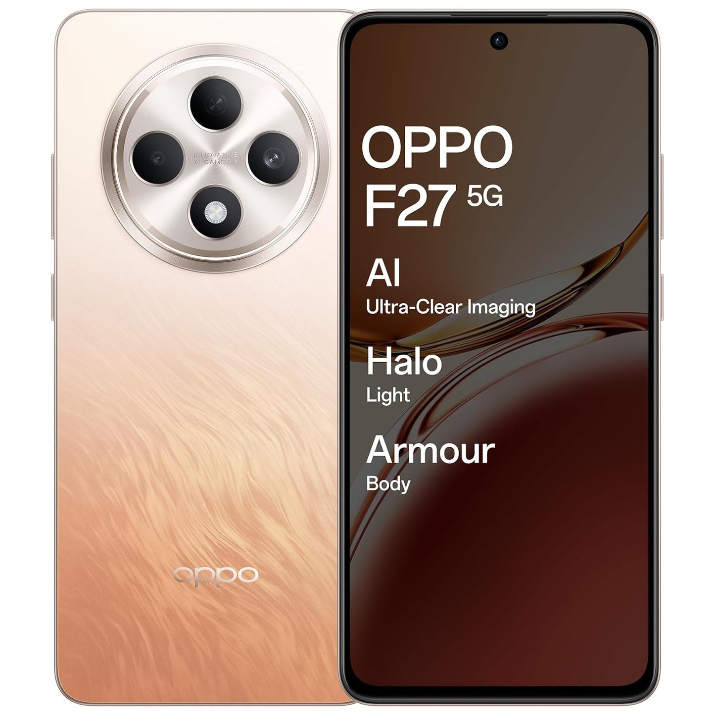 OPPO F27 5G (8GB RAM, 256GB) - Amber Orange