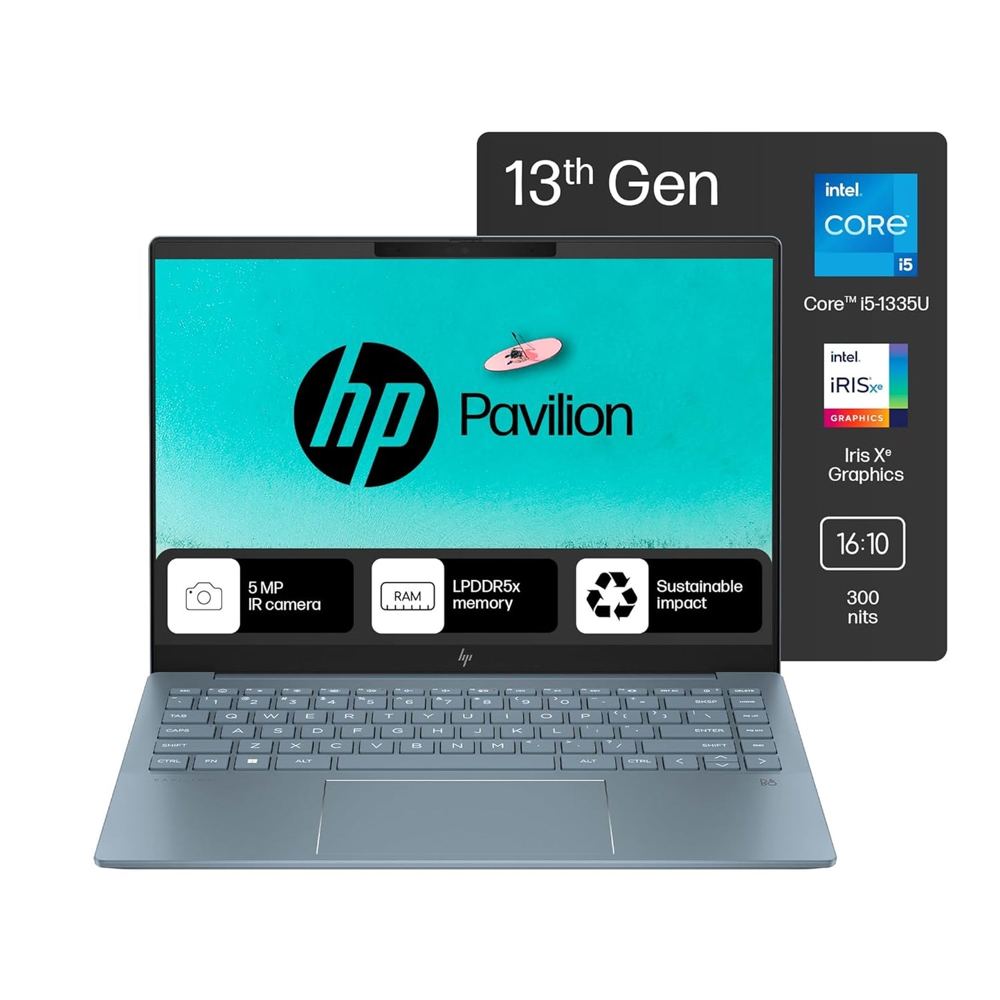 HP Pavilion Plus 35.6 cm (14) Laptop 14-ew0108TU