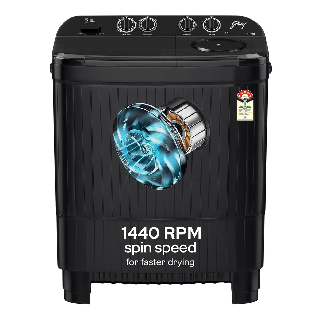 Godrej 8 Kg Semi-Automatic Top Load Washing Machine WSEDGE ULT 80 5.0 DB2M MIGR