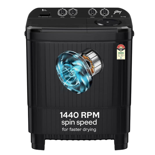 Godrej 8 Kg Semi-Automatic Top Load Washing Machine WSEDGE ULT 80 5.0 DB2M MIGR