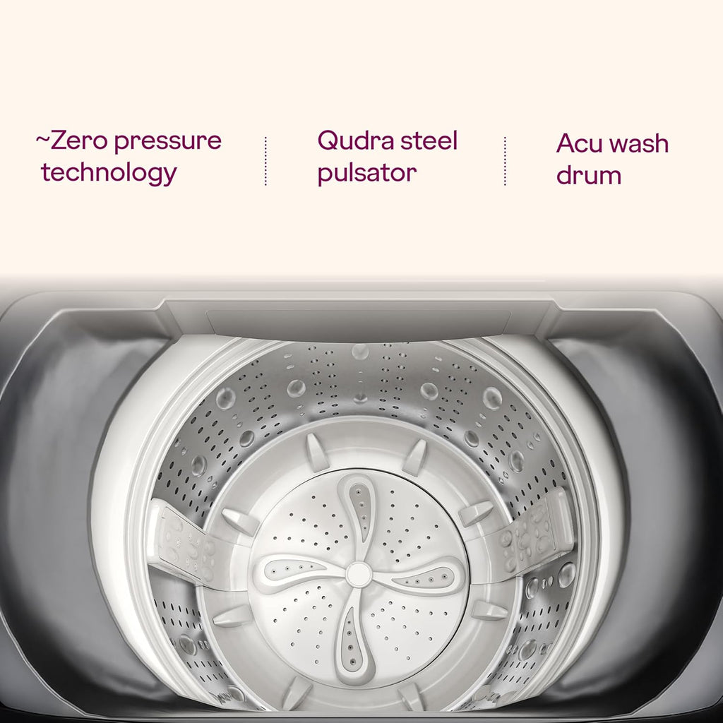 Godrej 10 Kg 5 Star Fully Automatic Top Load Washing Machine (WTEON RHN 10 5.0 FEFH C GLGR)