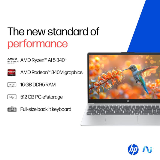 HP OmniBook 3 NGAI 15-fn0052AU, Silver (24GB/512GB)