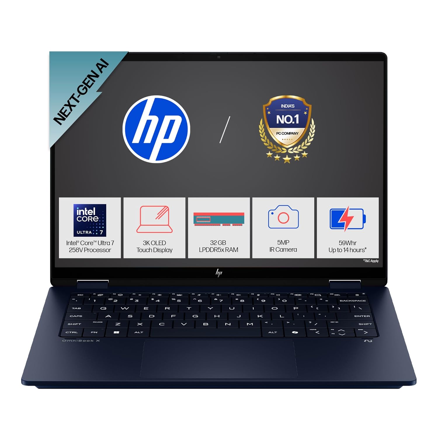 HP OmniBook X Flip 14-fm0029TU Next Gen AI PC