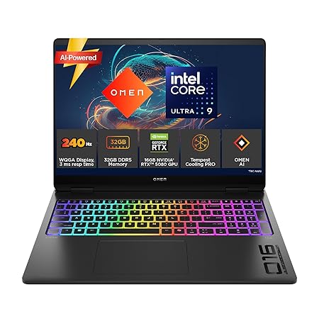 HP OMEN MAX 40.6 cm (16) Gaming Laptop 16-ah0076TX