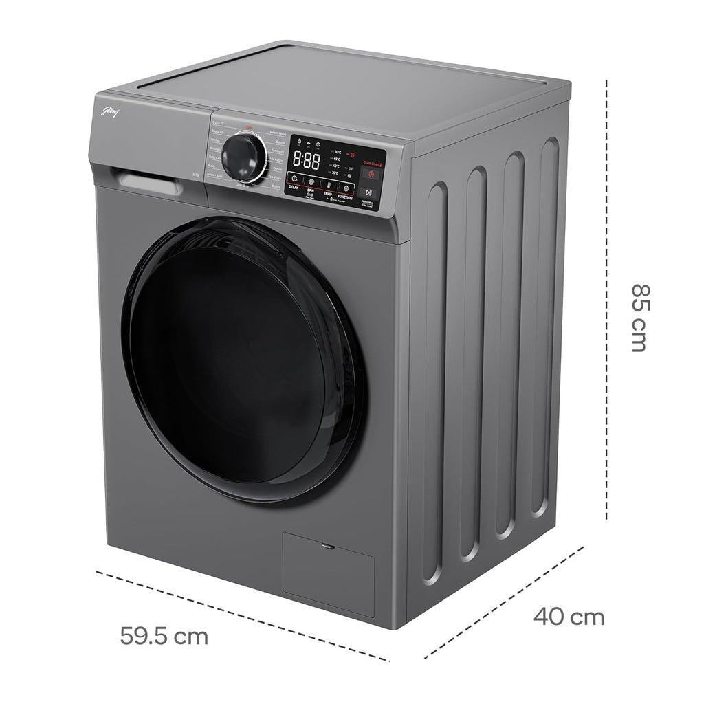 Godrej 9 Kg Fully Automatic Front Load Washing Machine (WFEON CEL 9014 IEBT SLSR)