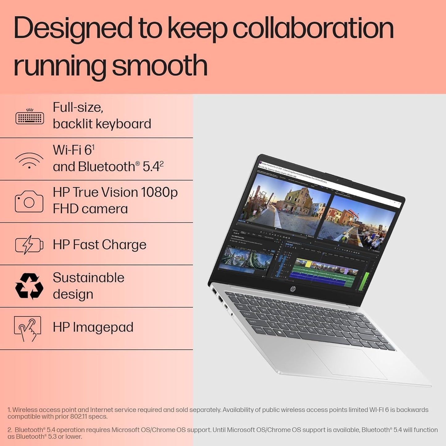 HP Laptop 35.6 cm (14) 14-ep0342TU, Silver