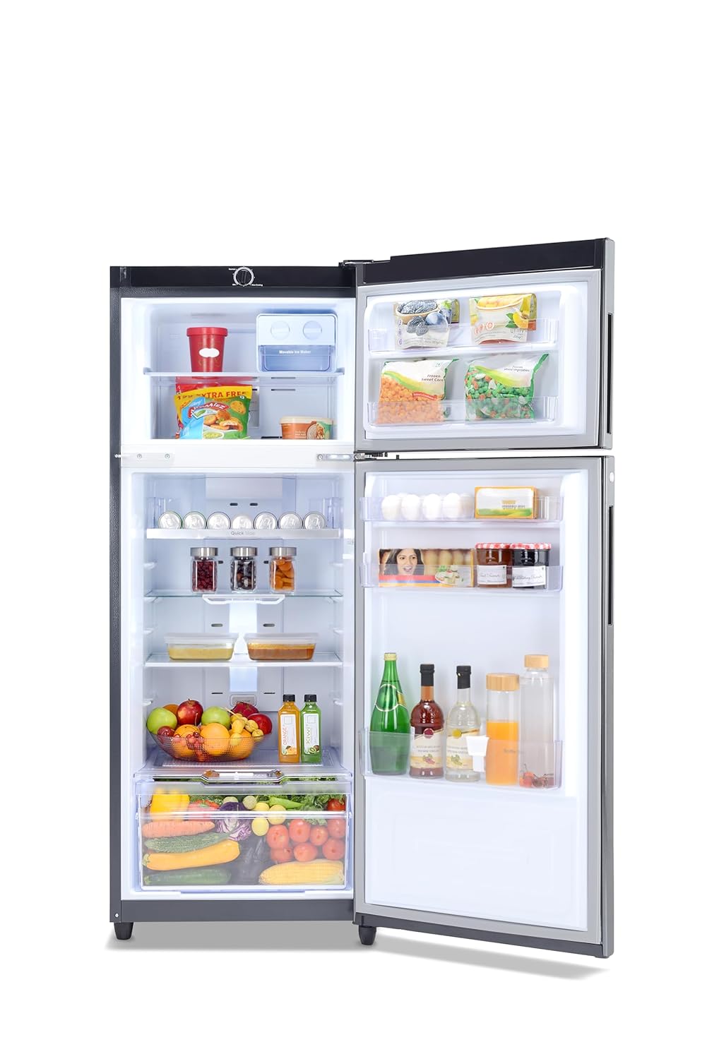 Godrej RT EONVALOR 280C RCIF - 244L, 3 Star, 6-in-1 Convertible, Frost-Free Double Door Refrigerator