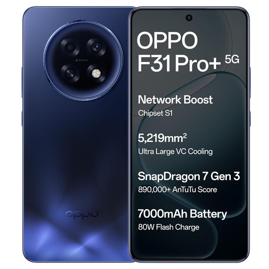 OPPO F31 Pro+ 5G (8GB RAM, 256GB) - Gemstone Blue