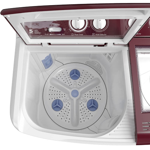 Godrej 7.5 Kg Semi-Automatic Top Load Washing Machine WSEDGE UNO 75 5.0 TB2 WHBK