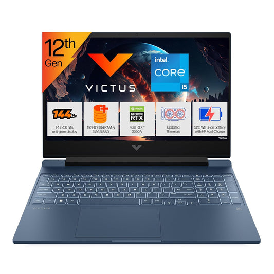 HP Victus 15 (i5-12th Gen, RTX 3050, 16GB/512GB)