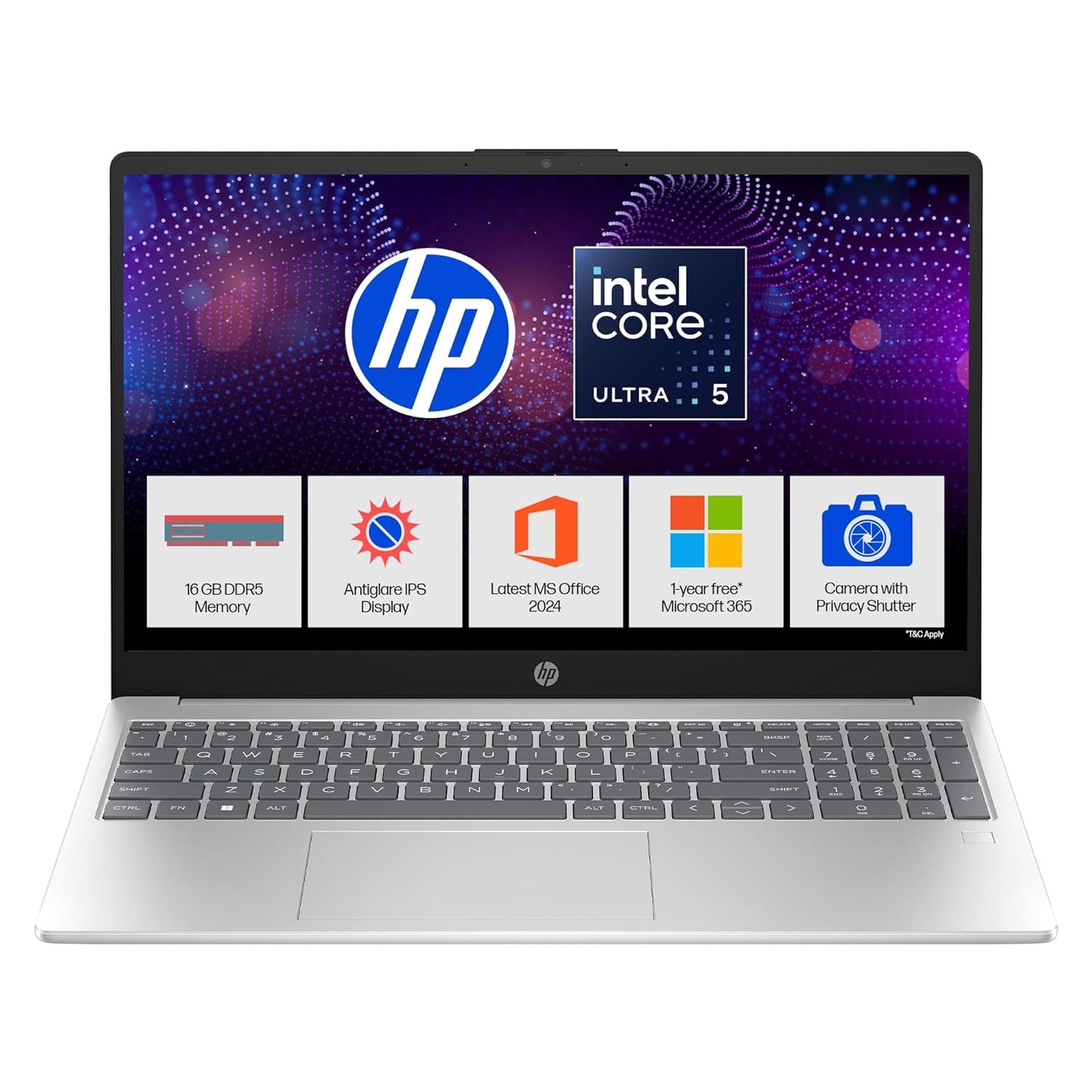 HP Laptop 39.6 cm (15.6) 15-hr1000TU
