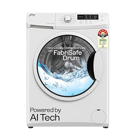 Godrej 8 Kg 5 Star Fully Automatic Front Load Washing Machine (WFEON CEL 8014 IEBT SLSR)