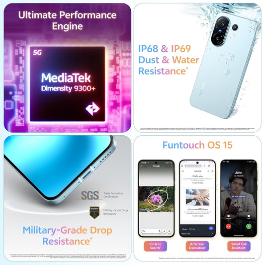 Vivo X200 FE 5G (12GB RAM, 256GB Storage) - Frost Blue