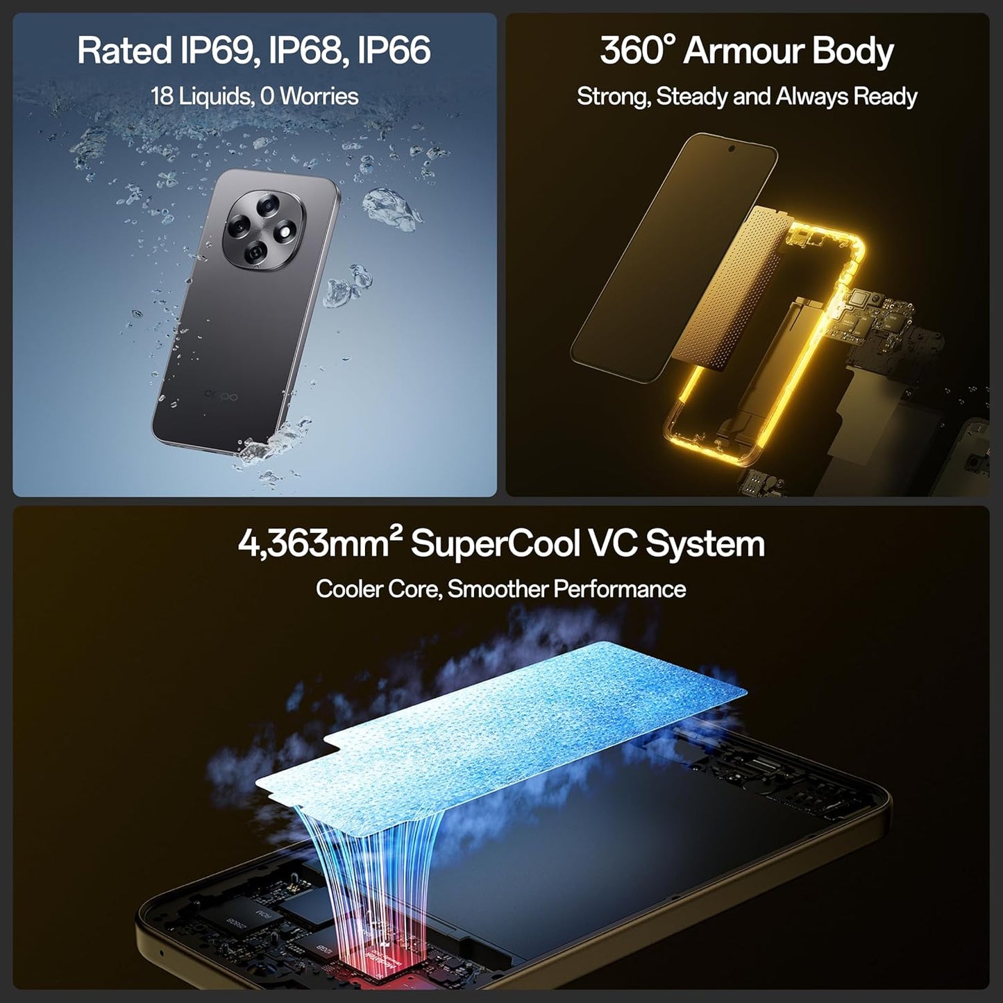 OPPO F31 Pro 5G (12GB RAM, 256GB) - Space Grey