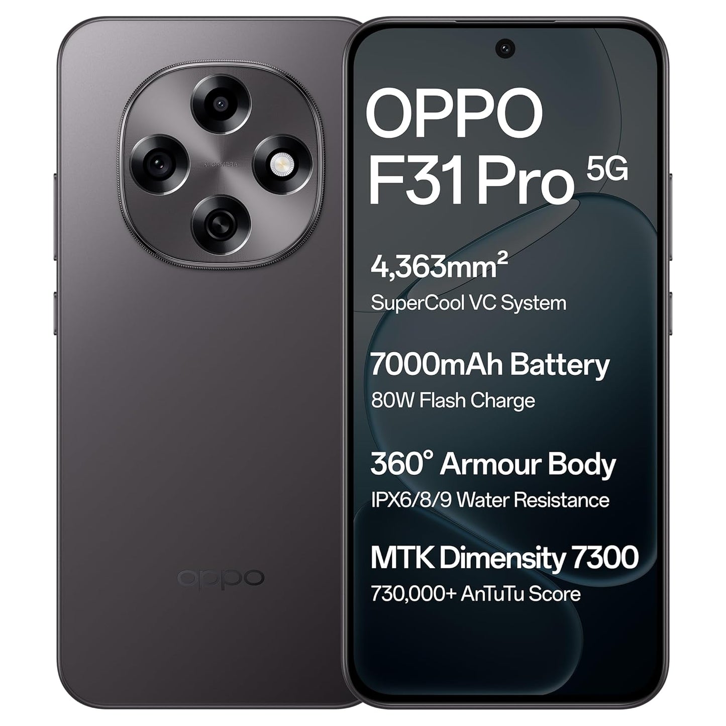 OPPO F31 Pro 5G (8GB RAM, 256GB) - Space Grey
