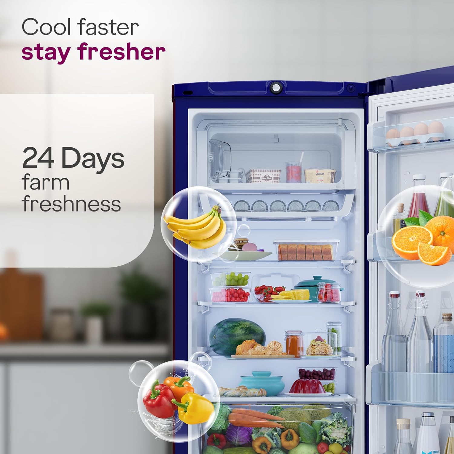 Godrej 202 L 5 Star Single Door Refrigerator (RD 210E TDI)