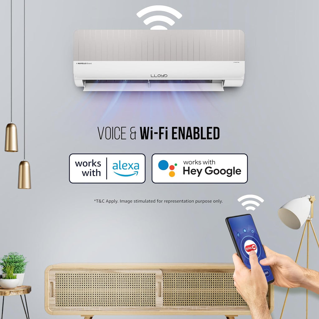 Lloyd 1.5 Ton 5 Star Stylus WiFi Inverter AC