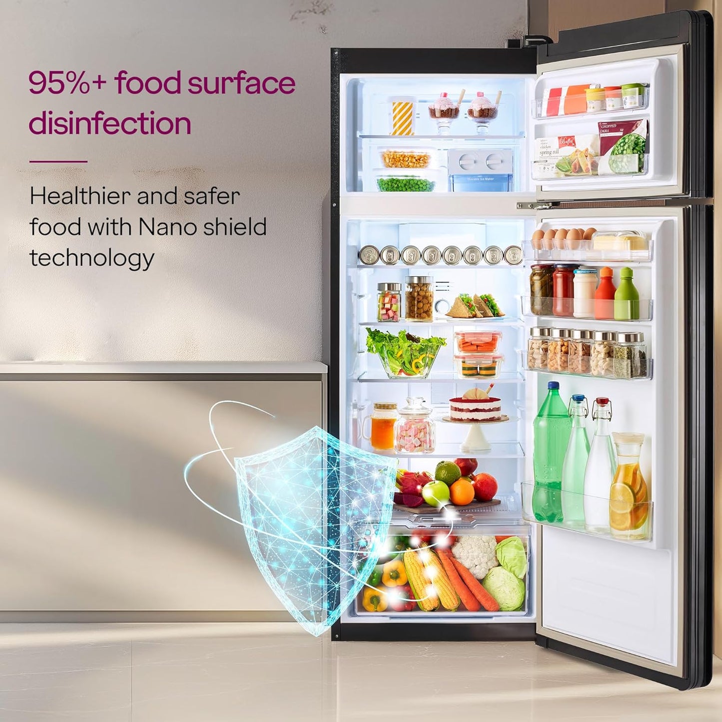 Godrej RT EON VOGUE 310B RI, 272L, 2 Star, Frost Free, Inverter Refrigerator