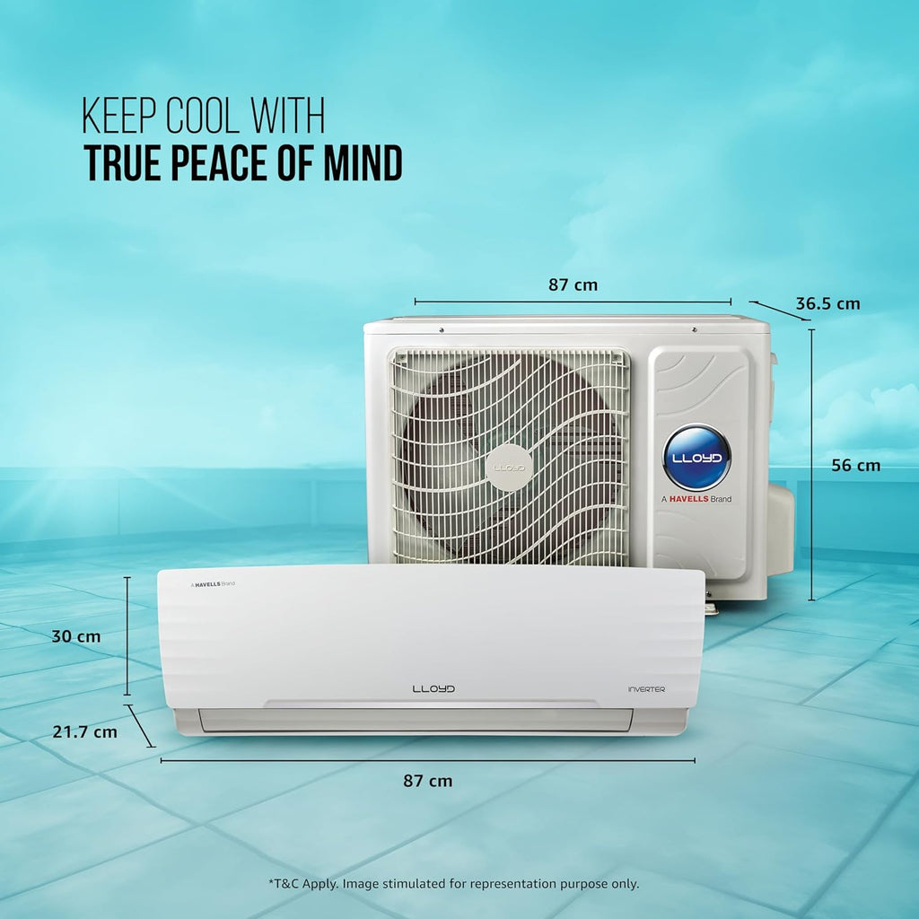 LLOYD 1.5 Ton 3 Star Inverter Split AC (GLS18I3KOCSR)