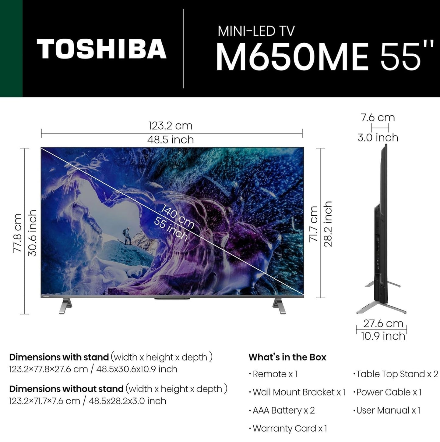 Toshiba MINI LED TV - M650M