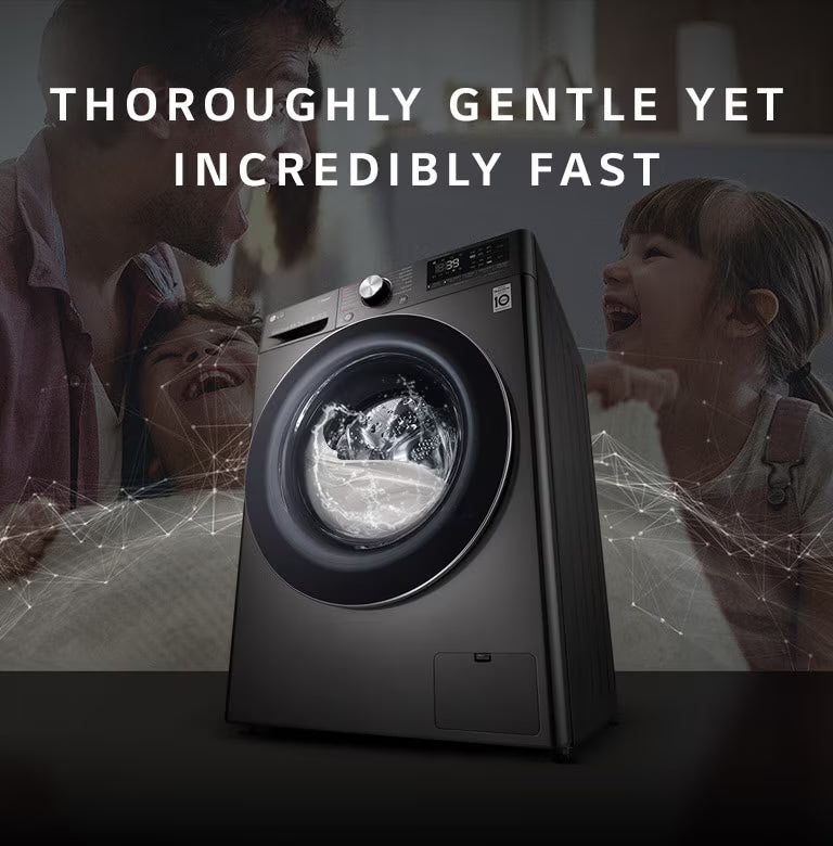 LG FHD1107STB Washer Dryer Combo, 11/7 Kg