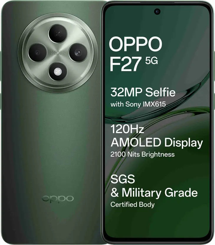 OPPO F27 5G (8GB RAM, 256GB) - Emerald Green
