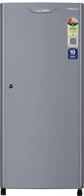 Lloyd 188 L Direct Cool Single Door Refrigerator (75AVGEL, Royal Grey)
