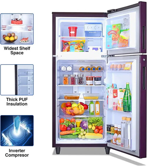 Godrej RT EON ALPHA 250B RI - 234L, 2 Star, Inverter, Frost-Free Double Door Refrigerator
