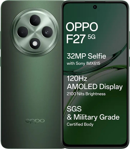 OPPO F27 5G (8GB RAM, 128GB) - Emerald Green