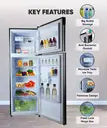 Lloyd 310 L Frost Free Inverter Refrigerator (905GH1VG, Black Glass)
