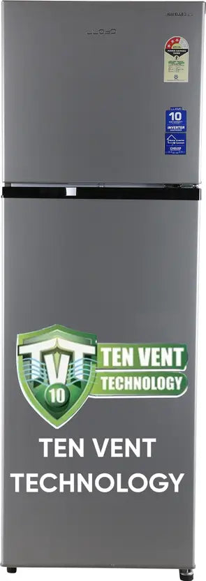 LLOYD GLFF293 260L 3 Star Frost Free Inverter Convertible Double Door Refrigerator